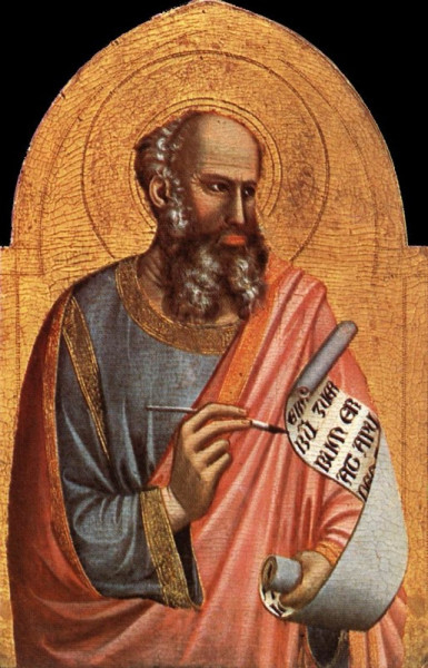 Giotto di Bondone: Szent János evangélista (1320–25)