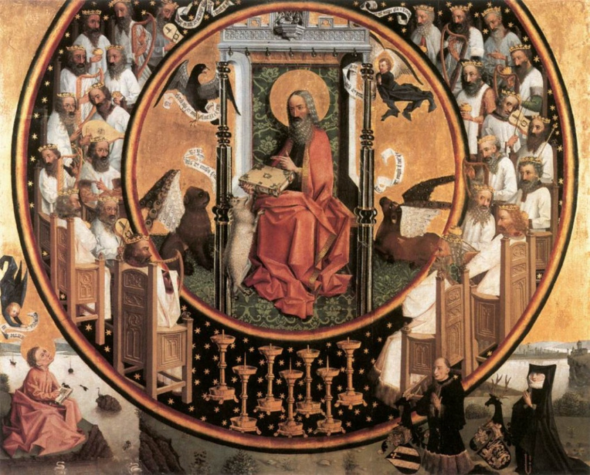 Ismeretlen német mester: Szent János apostol látomásai (1450 körül)