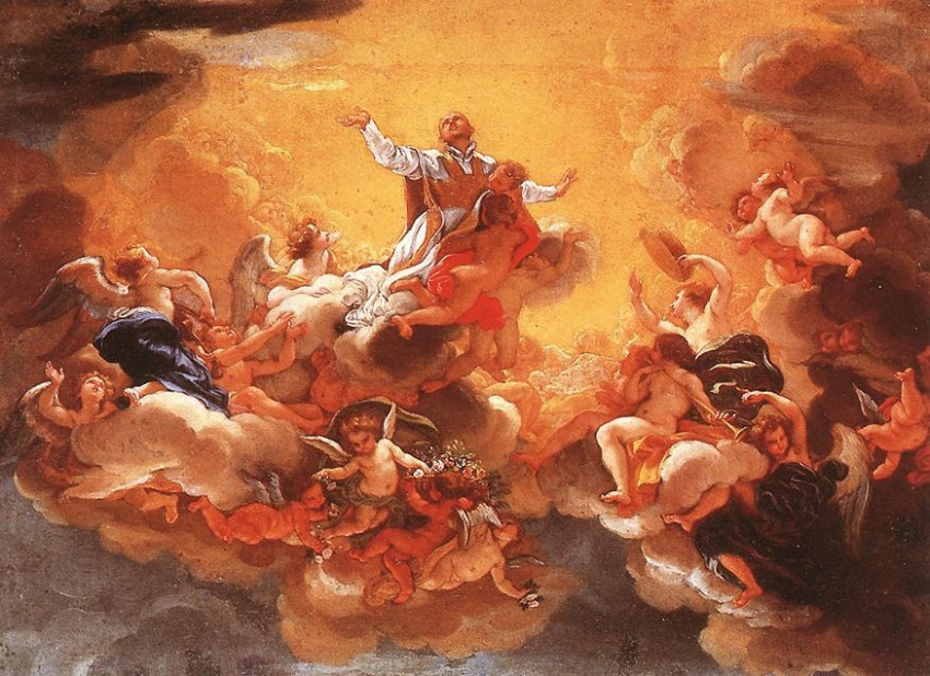 Baciccio: Szent Ignác felmagasztaltatása