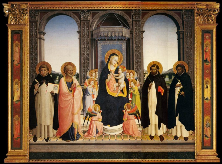 Fra Angelico: Szent Domonkos-oltár (1423–24)