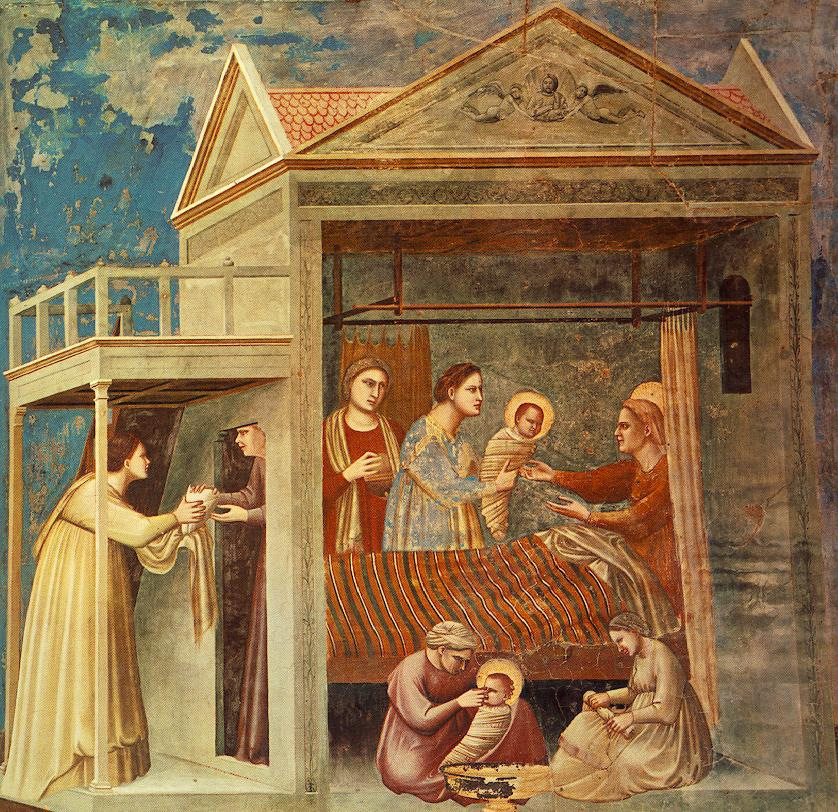 Giotto: A Szűz születése (1305 körül)