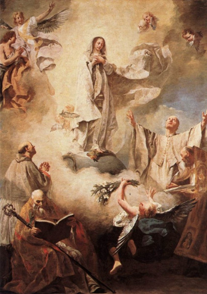 Giuseppe Angeli: Szeplőtelen Fogantatás (1765)