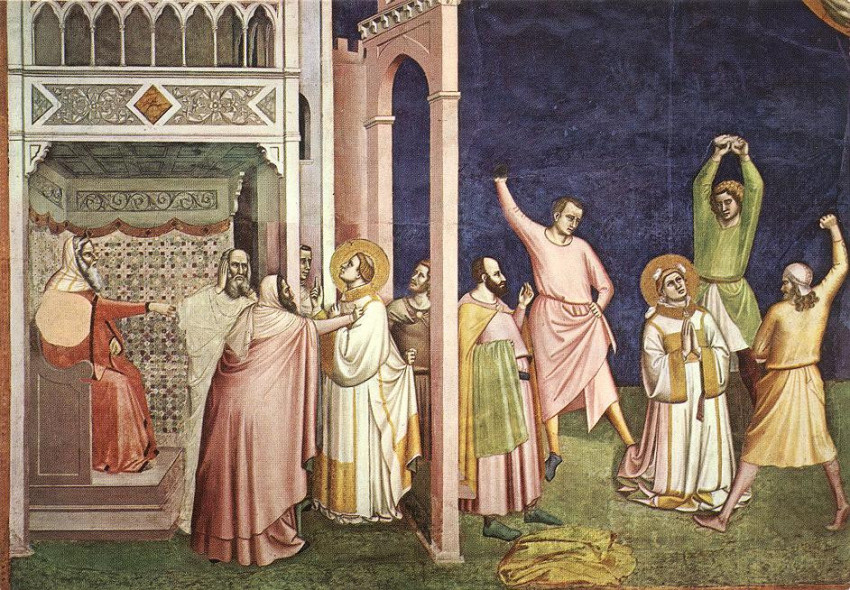 Bernardo Daddi: Szent István vértanúsága (1324)
