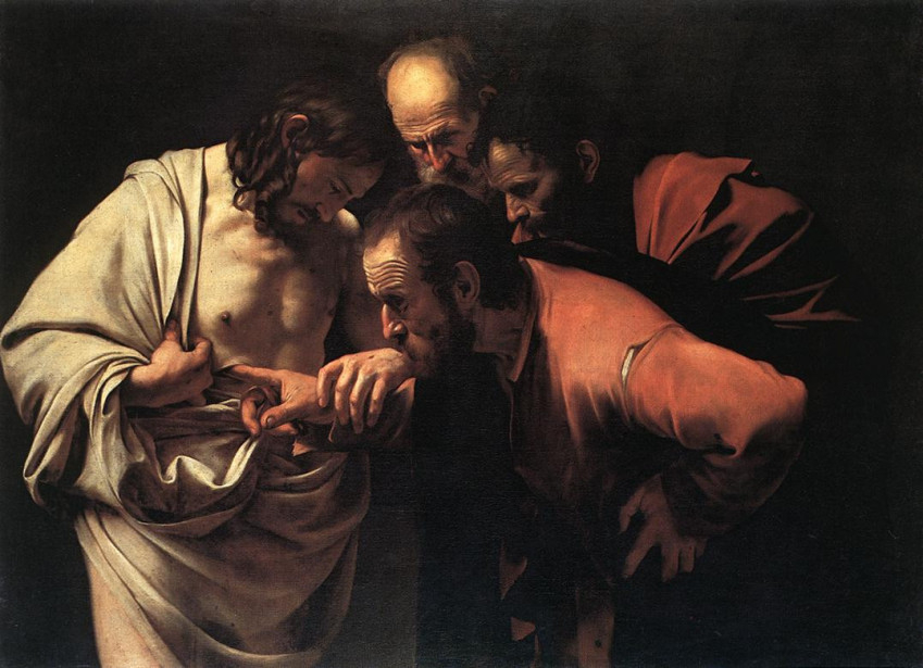 Caravaggio: Hitetlen Tamás (1601–1602)