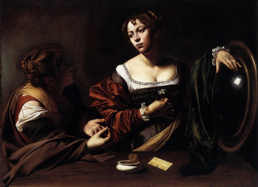Caravaggio: Mária Magdolna (1598 körül)