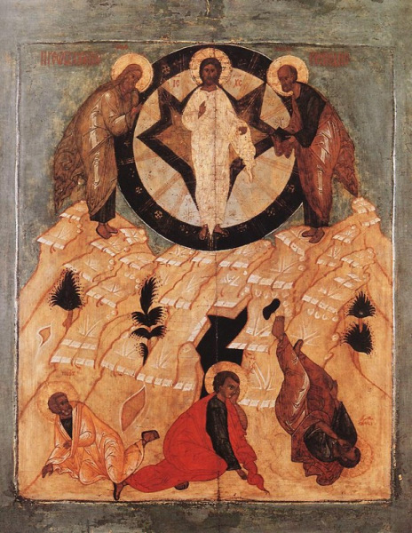 Ismeretlen orosz ikonfestő: Urunk színeváltozása (16. század)