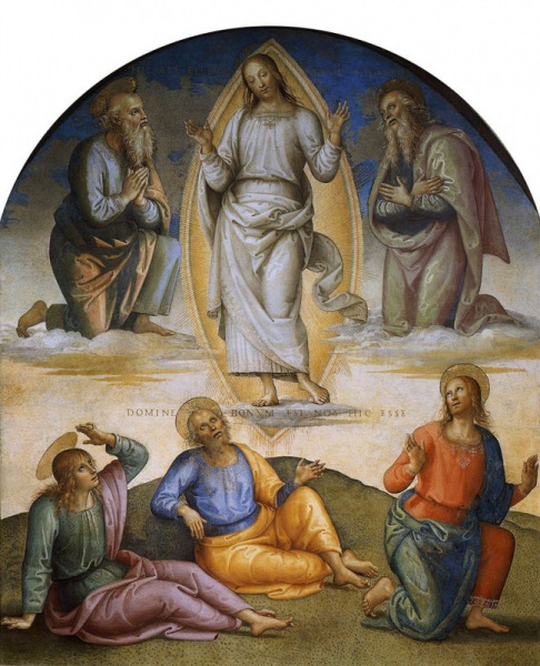 Pietro Perugino: Urunk színeváltozása (1500 körül)