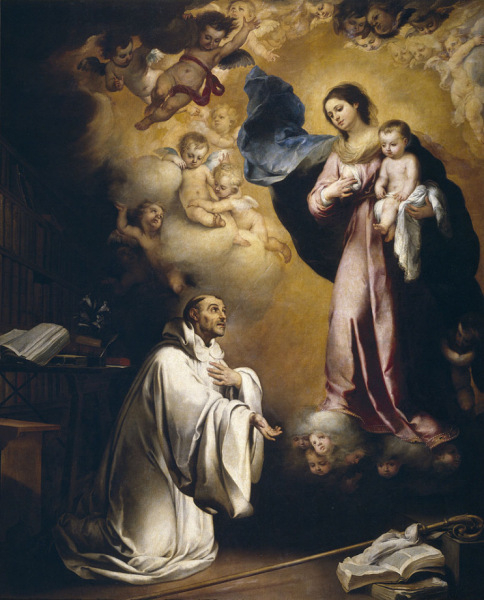 Bartolomé Esteban Murillo: Szent Bernát látomása (17. század)