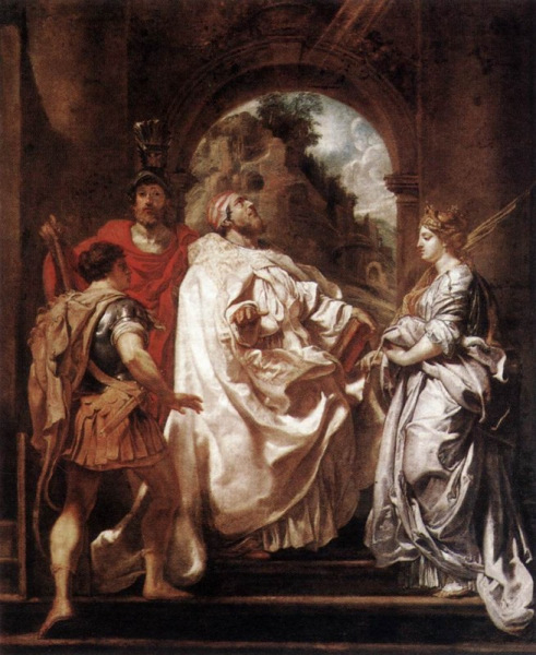 Rubens: Nagy Szent Gergely pápa szentekkel (1606)