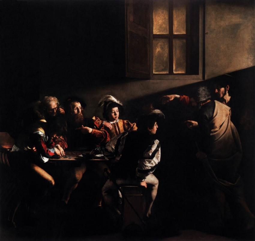 Caravaggio: Máté meghívása (1599–1600)