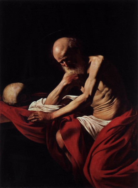 Caravaggio: Szent Jeromos (1606 körül)