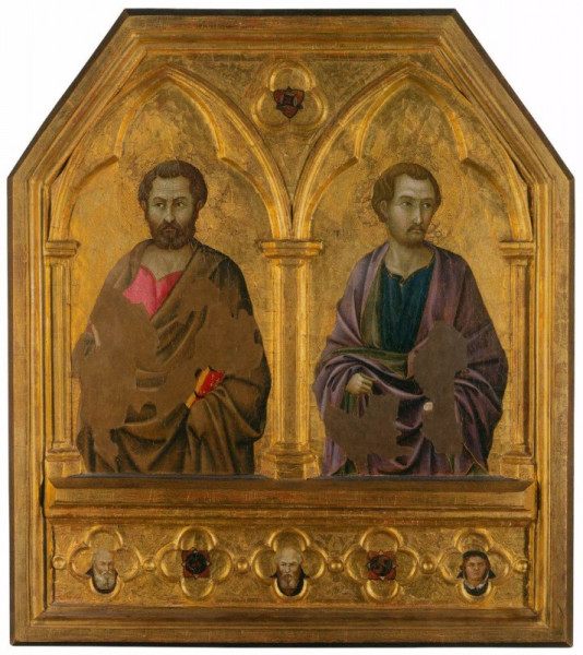 Ugolino di Nerio: Szent Simon és Szent Júdás Tádé (1325–28)
