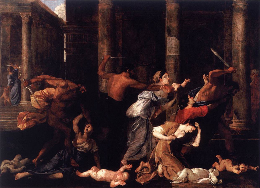 Nicolas Poussin: A betlehemi gyermekgyilkosság (1628)