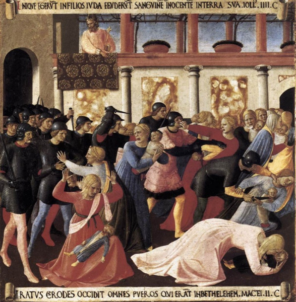 Fra Angelico: A betlehemi gyermekgyilkosság (1451–52)