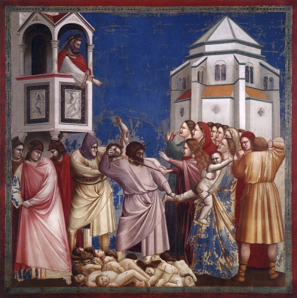 Giotto di Bondone: A betlehemi gyermekgyilkosság  (1306–10)