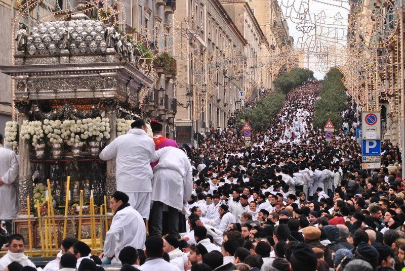 A Szent Ágota-ünnep Cataniában