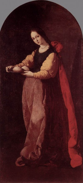 Francisco de Zurbarán: Szent Ágota (1630–33)