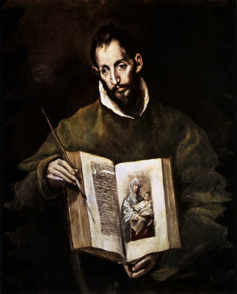El Greco: Szent Lukács (1605–1610)