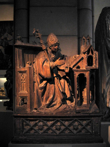 Szent Ambrus dolgozószobájában (1500 körül) Metropolitan Múzeum, New York