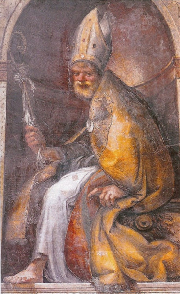 Parmigianino: Szent Hiláriusz (16. század)