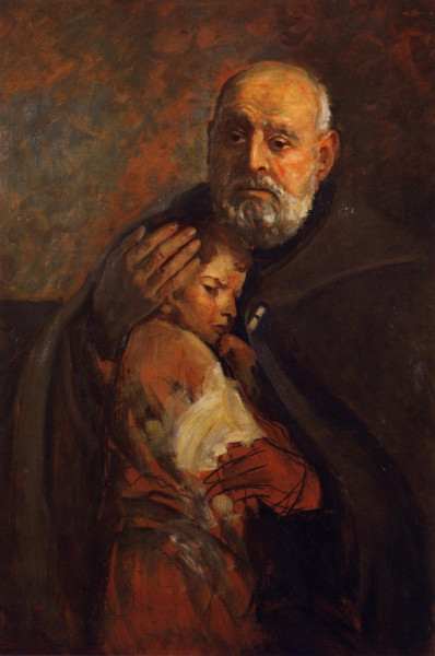 Leon Wyczółkowski: Albert testvér portréja (1902)