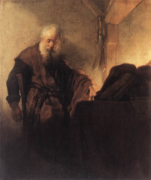 Rembrandt: Szent Pál az íróasztalánál (1629–30)