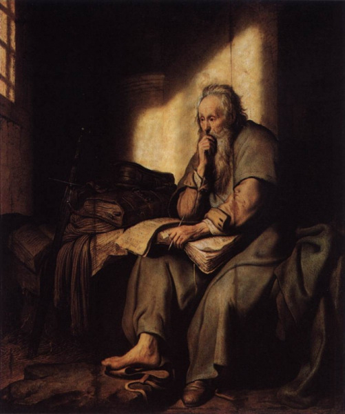 Rembrandt: Szent Pál a börtönben (1627)