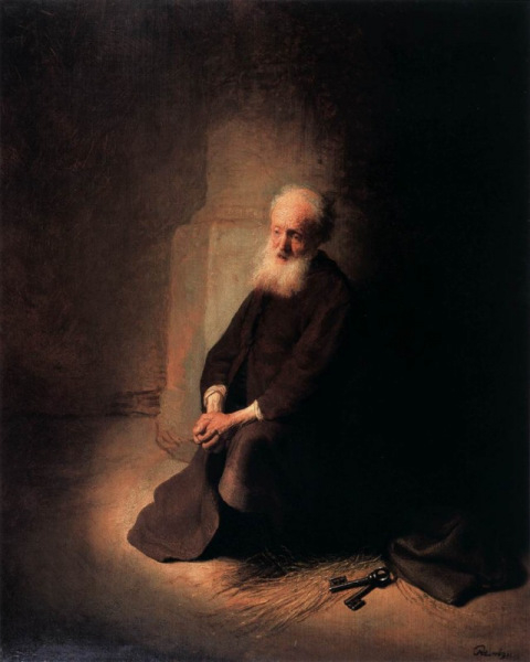 Rembrandt: Szent Péter a börtönben (1631)