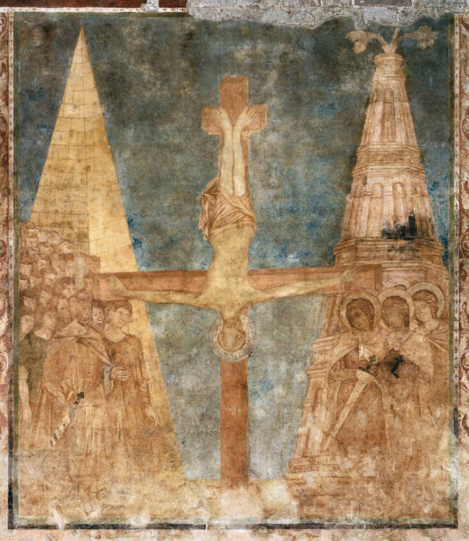 Cimabue: Szent Péter keresztre feszítése (1277–80)