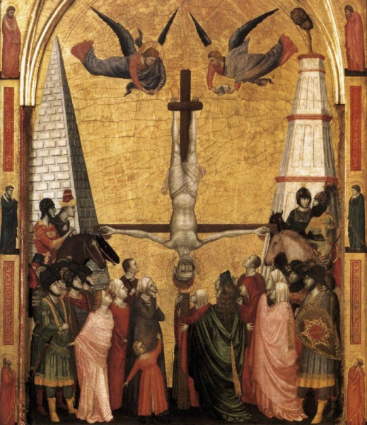 Giotto di Bondone: Szent Péter vértanúsága (1330 körül)