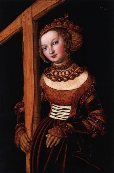 Cranach: Szent Ilona (1525)