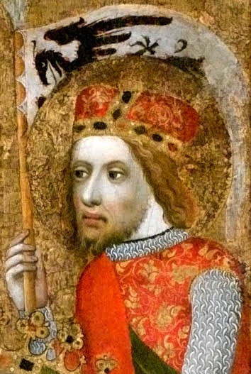 Szent Vencel Jan Očko z Vlašimi érsek fogadalmi képén (1371)