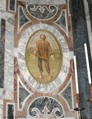 Ruiz Szent Lőrinc a Szent Péter-bazilika mozaikján