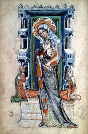 Szent Hedvig (lengyelországi ábrázolás 1353-ból)