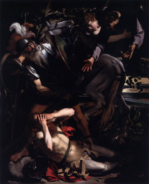 Caravaggio: Szent Pál megtérése (1600 körül)