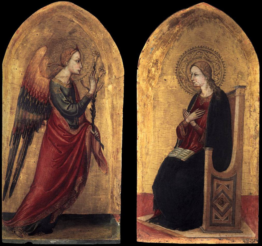 Bicci di Lorenzo: Az angyali üdvözlet (1433-34)