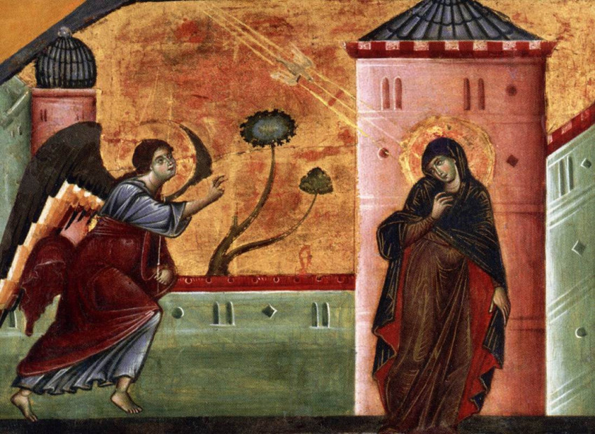 Guido da Siena: Az angyali üdvözlet (1270-es évek)
