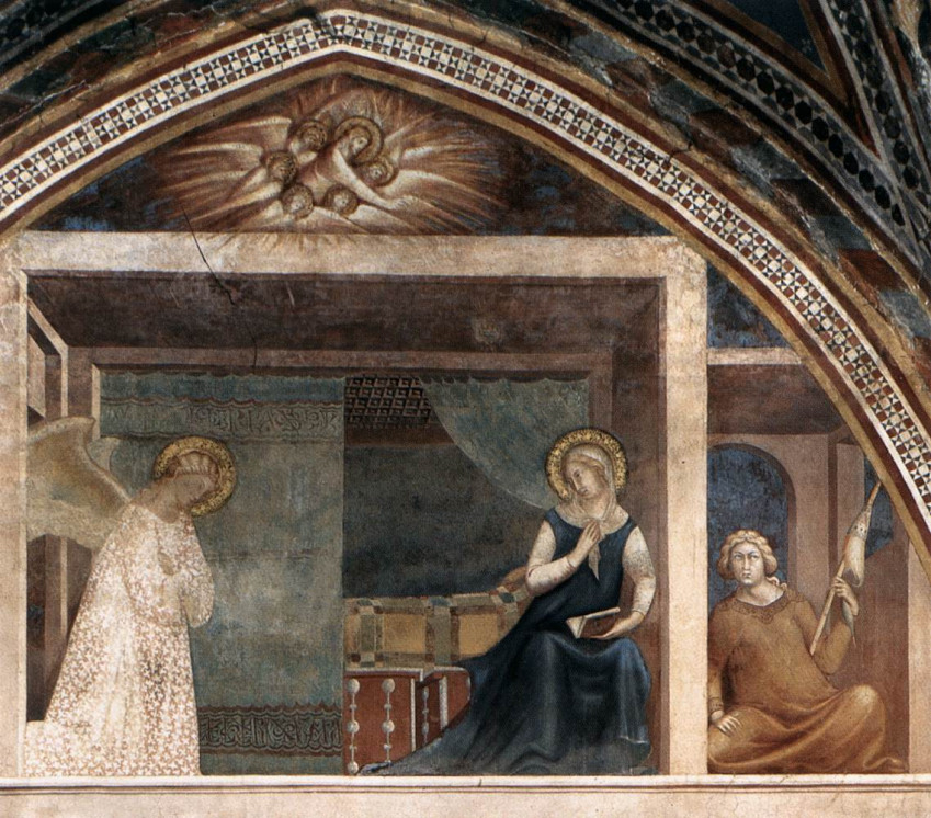 Lippo Memmi: Az angyali üdvözlet (1340 körül)