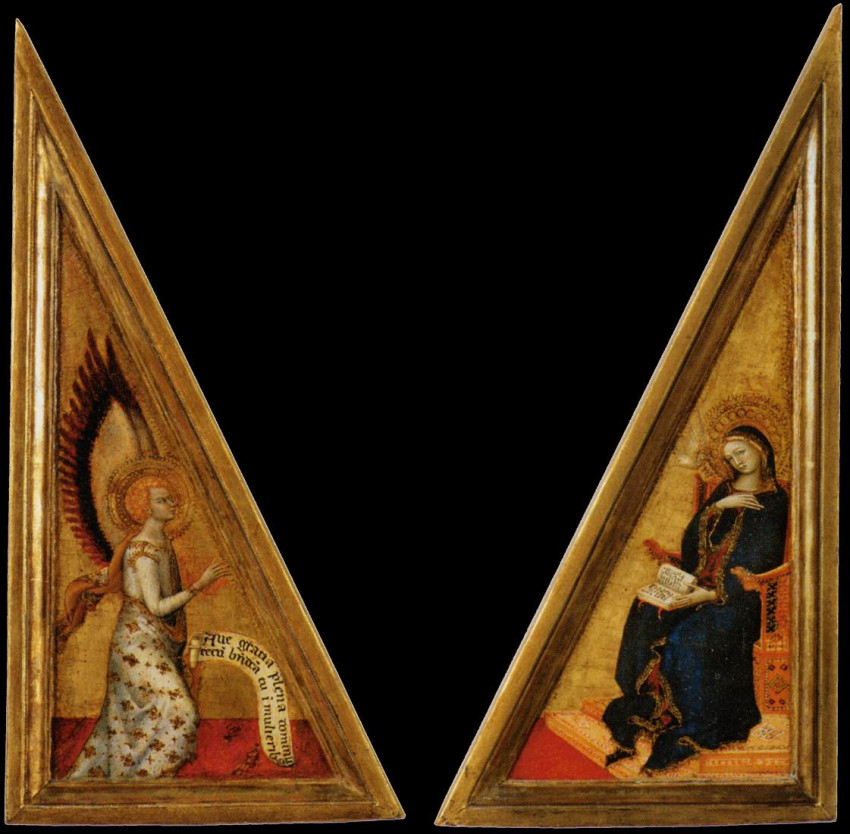 Matteo Giovanetti: Az angyali üdvözlet (1345 körül)