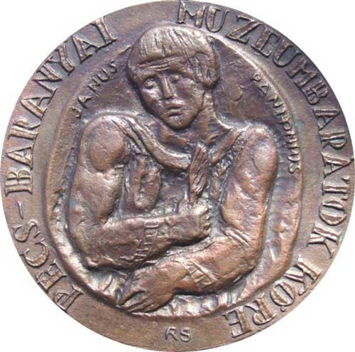 Rétfalvi Sándor Pécs-Baranyai Múzeumbarátok Köre Janus Pannonius-érme