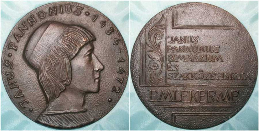 Soltra Elemér Janus Pannonius Gimnázium és Szakközépiskola emlékérme