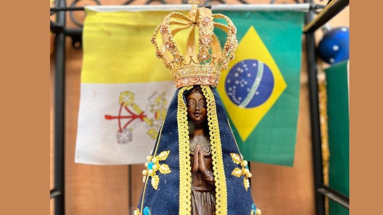 En el sínodo, el Papa Francisco recomendó al pueblo de Brasil la protección de la Madre Aparecida.  Mensajero húngaro