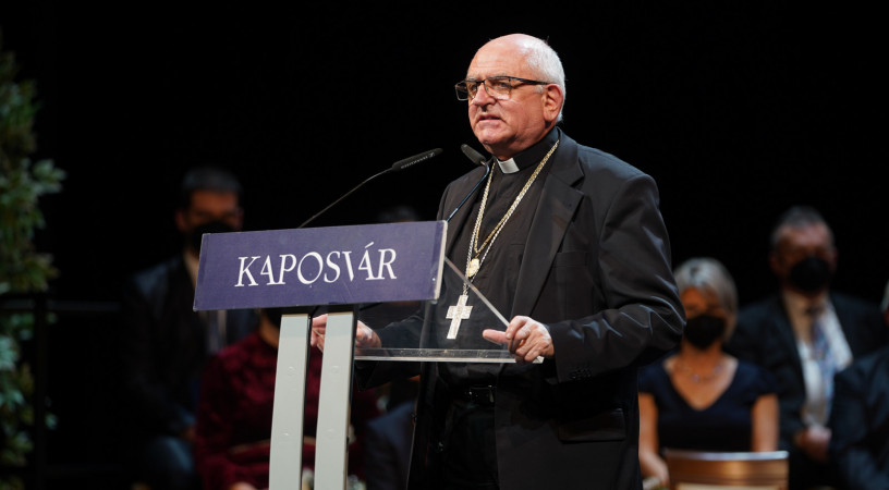 Kaposvár díszpolgára lett Varga László megyéspüspök