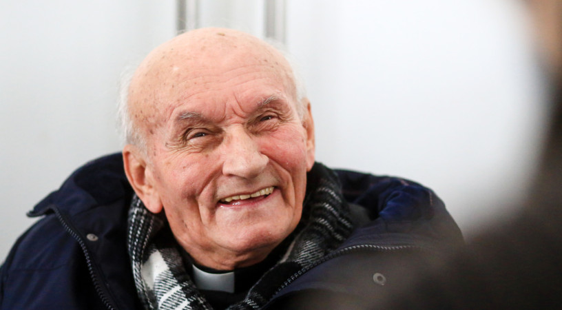Hűség, derű, a jó gazda gondossága – A 90 éves Varjú Imre hálaadó szentmiséje Pestszentlőrincen