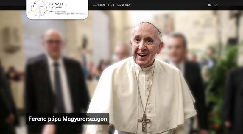 Ferenc2023.hu – Elindult a pápalátogatás hivatalos honlapja