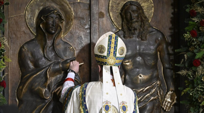 Isten irgalmas szíve örökre nyitva marad – Bezárult a Santa Maria Maggiore-bazilika szent kapuja 