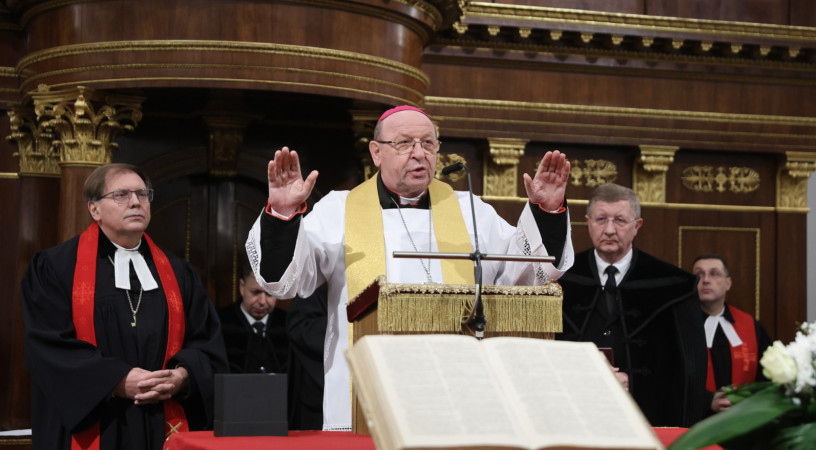 A református Nagytemplomban zárták le az ökumenikus imahetet Debrecenben