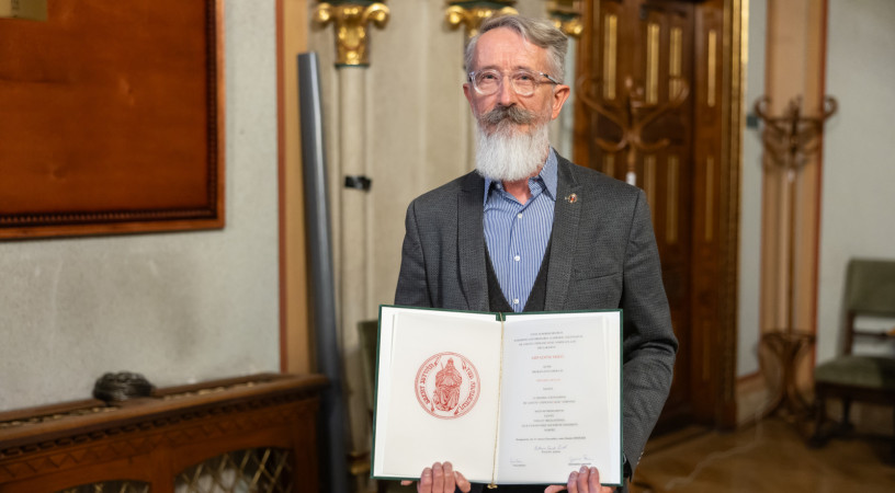 Mikó Árpád művészettörténész székfoglaló előadást tartott a Szent István Tudományos Akadémián