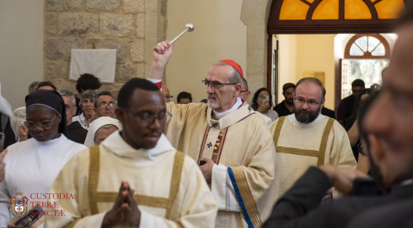 Pizzaballa bíboros felszentelte Jeruzsálemben a klarissza kolostor templomát