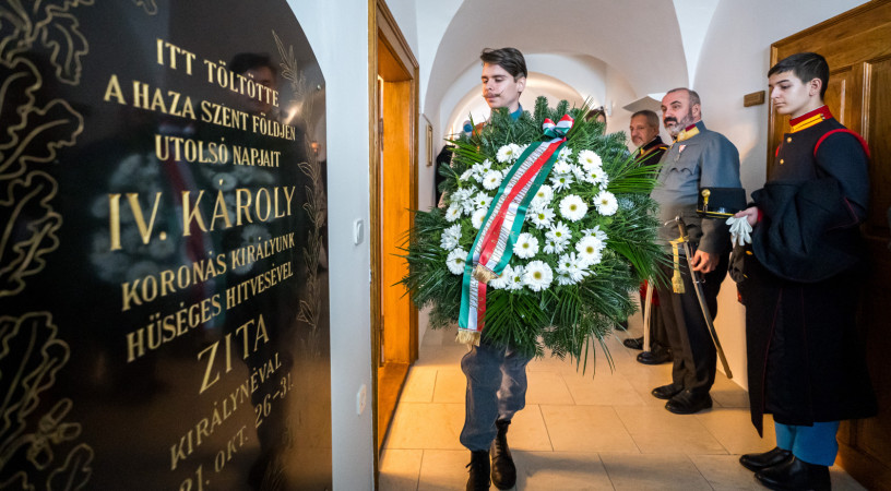 Boldog IV. Károly királyra emlékeztek Tihanyban